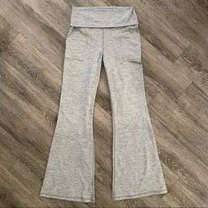 OFFLINE By Aerie The Hugger High Waisted Foldover Flare Legging